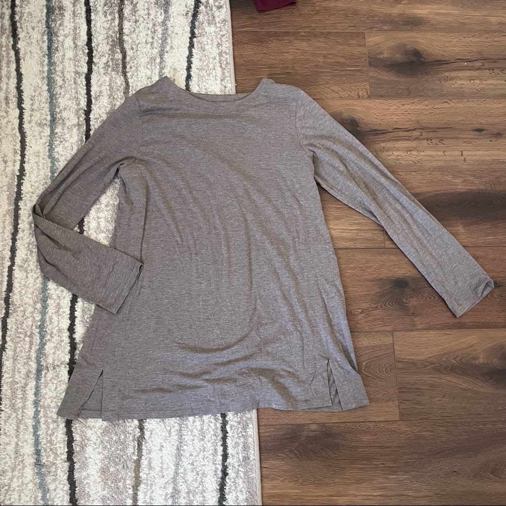 J.Jill brown tunic sweater, size small